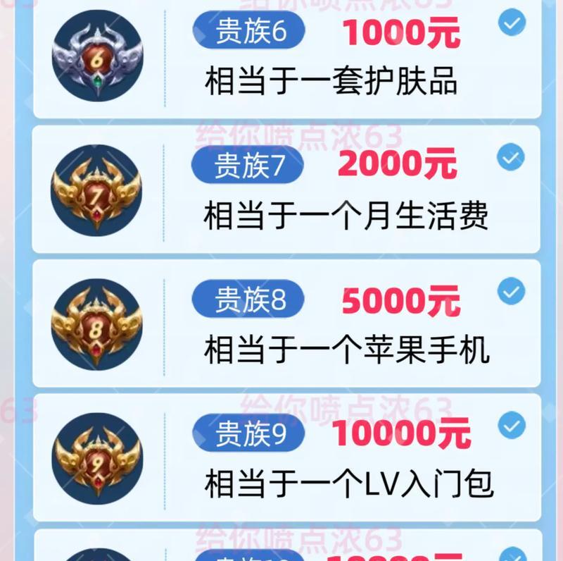 王者荣耀贵族九标亮起需要充值多少？充值流程是怎样的？